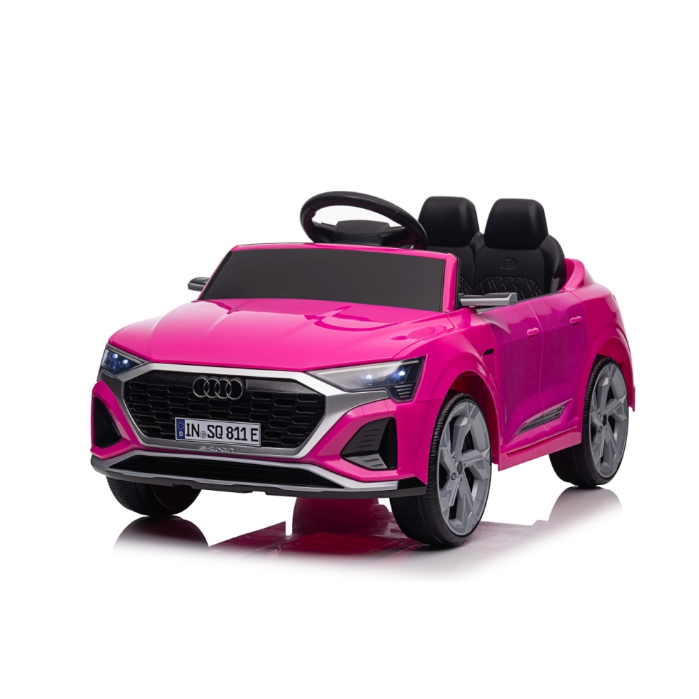 Elektromobilis Audi SQ8, Pink-Elektromobiliai vaikams, Visureigiai-e-vaikas