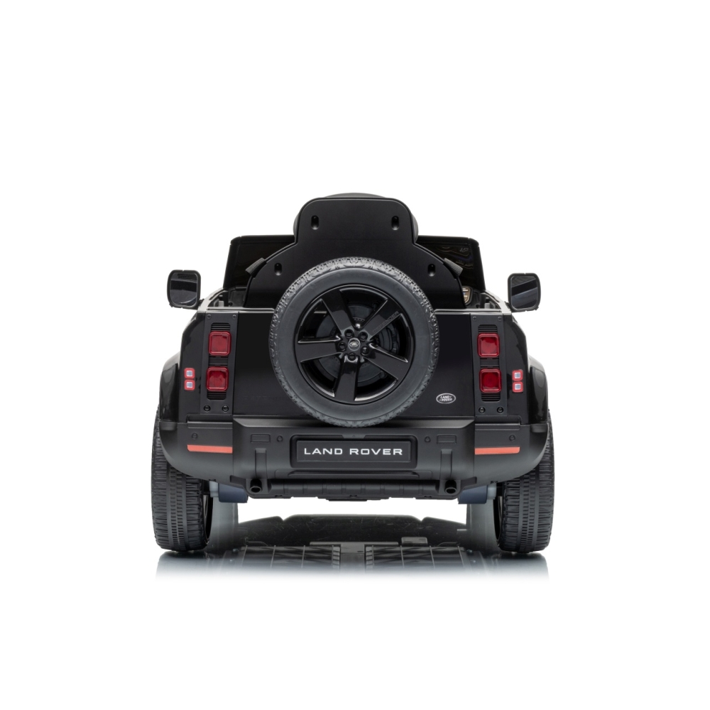 Elektromobilis Land Rover Defender, Black-Elektromobiliai vaikams, Visureigiai-e-vaikas