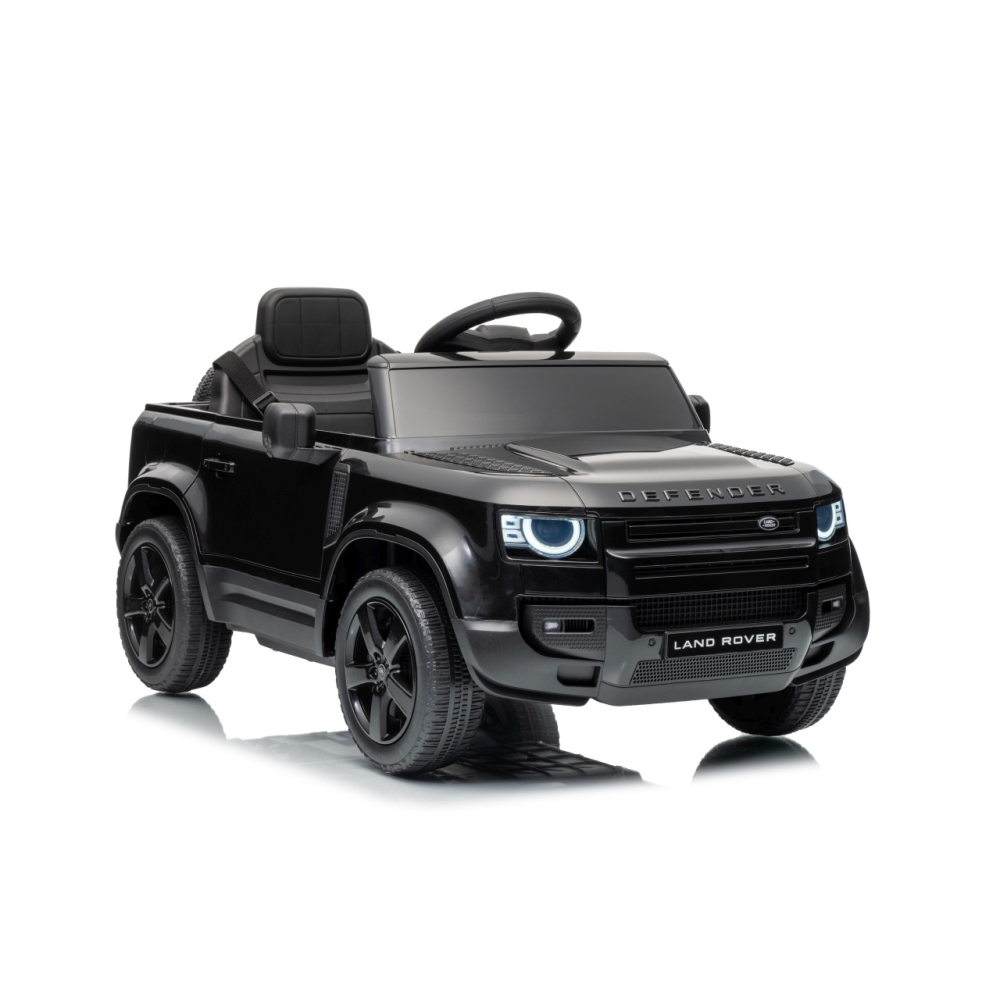 Elektromobilis Land Rover Defender, Black-Elektromobiliai vaikams, Visureigiai-e-vaikas