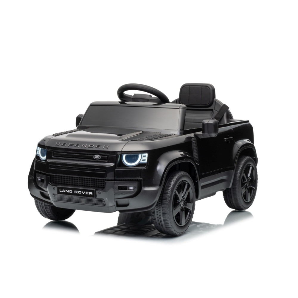 Elektromobilis Land Rover Defender, Black-Elektromobiliai vaikams, Visureigiai-e-vaikas