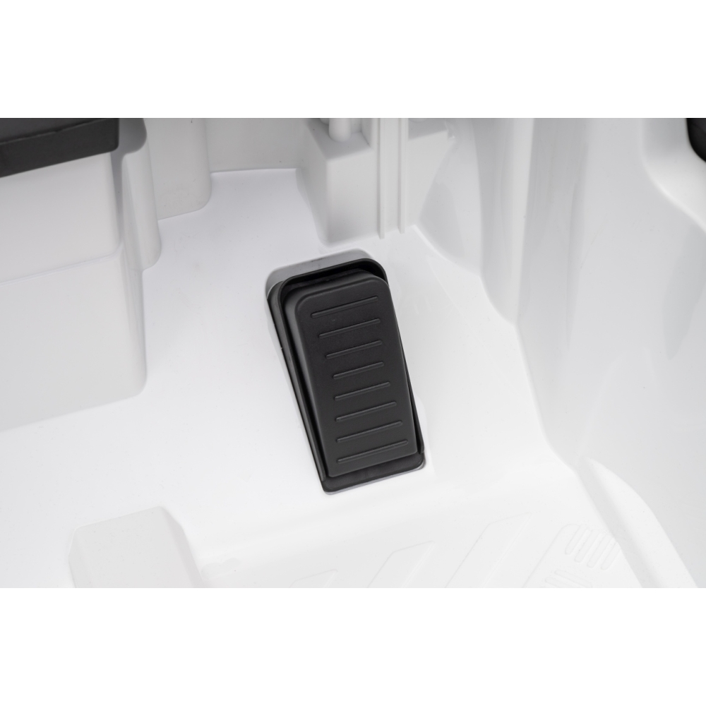 Elektromobilis Land Rover Defender, White-Elektromobiliai vaikams, Visureigiai-e-vaikas
