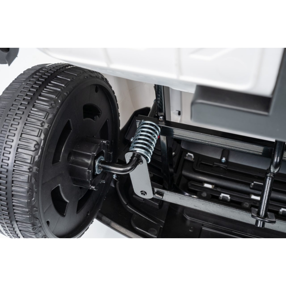 Elektromobilis Land Rover Defender, White-Elektromobiliai vaikams, Visureigiai-e-vaikas