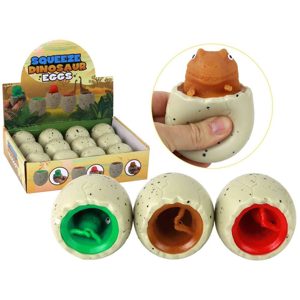 Antistresinis žaislas Dinozauras kiaušinyje Squishy Squishy-Žaislai, Lavinamieji žaislai, Kiti lavinamieji žaislai, Šventės, Vel