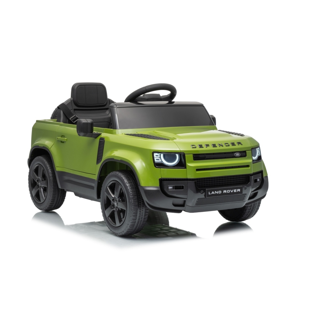 Elektromobilis Land Rover Defender, Green-Elektromobiliai vaikams, Visureigiai-e-vaikas
