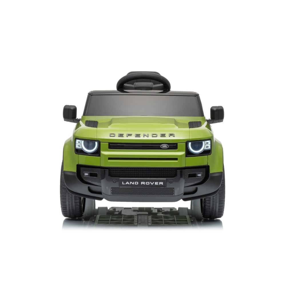 Elektromobilis Land Rover Defender, Green-Elektromobiliai vaikams, Visureigiai-e-vaikas
