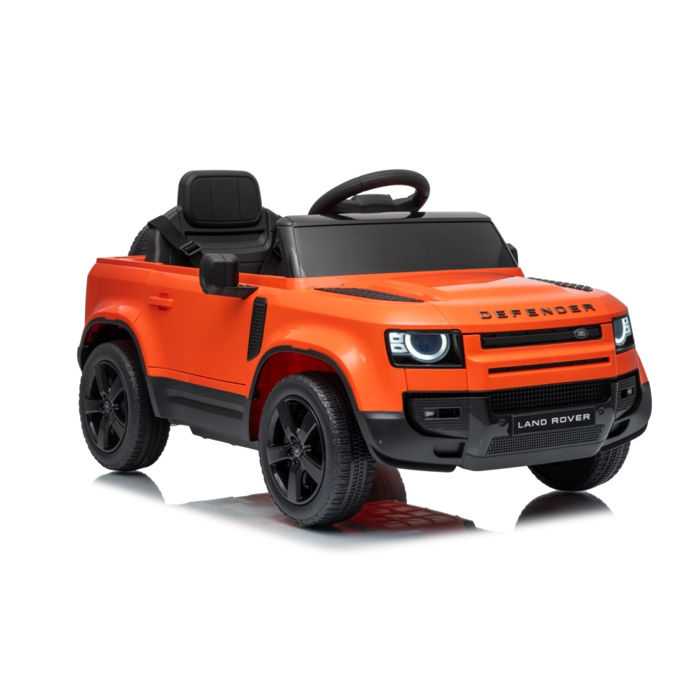 Elektromobilis Land Rover Defender, Orange-Elektromobiliai vaikams, Visureigiai-e-vaikas