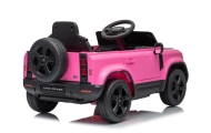 Elektromobilis Land Rover Defender, Pink-Elektromobiliai vaikams, Visureigiai-e-vaikas