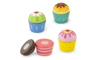 Viga Wooden Cookies Cupcakes 4 pcs