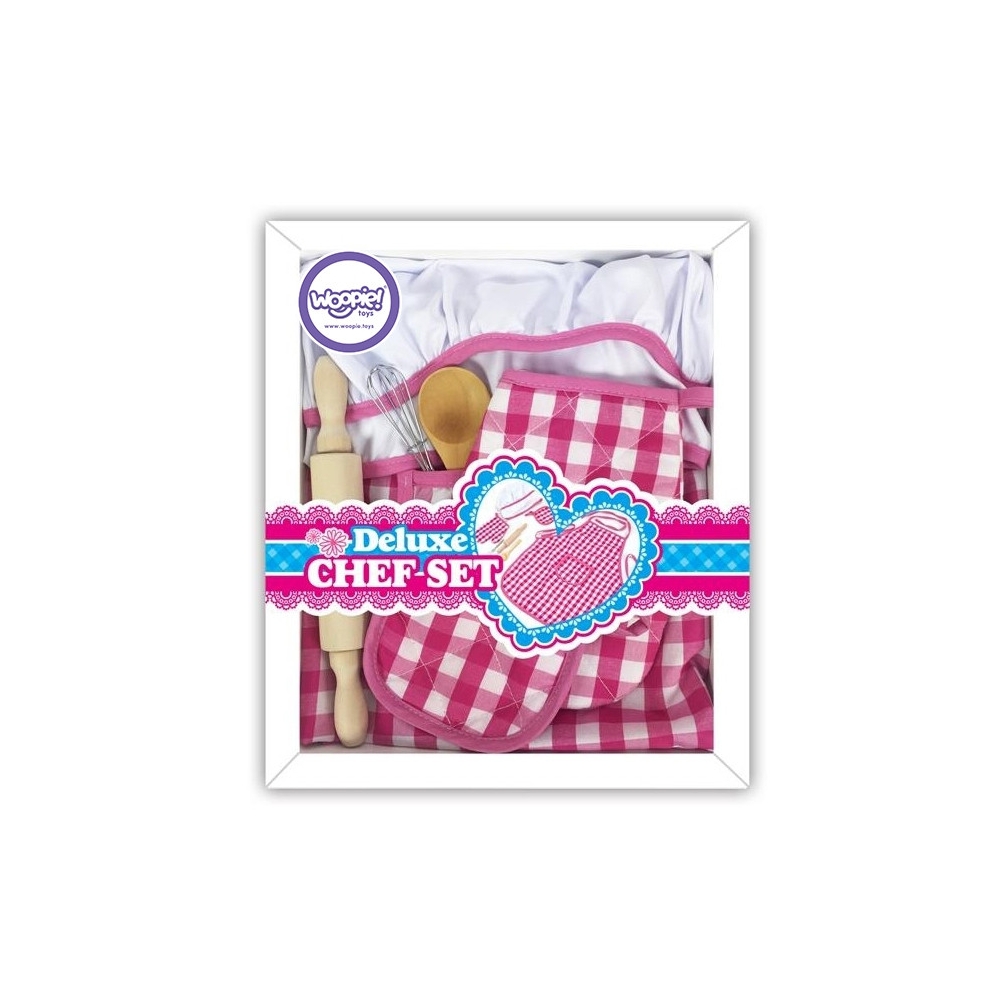 WOOPIE Little Chef Set Cooking Suit Kitchen Accessories 7 pcs. 