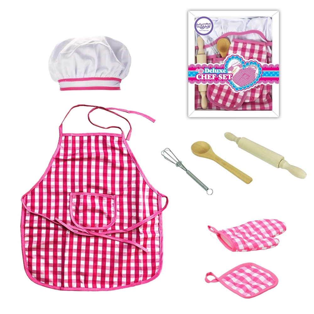 WOOPIE Little Chef Set Cooking Suit Kitchen Accessories 7 pcs. 
