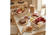 VIGA Wooden Food Box Set for Breakfast, Fish, Meat, Dairy