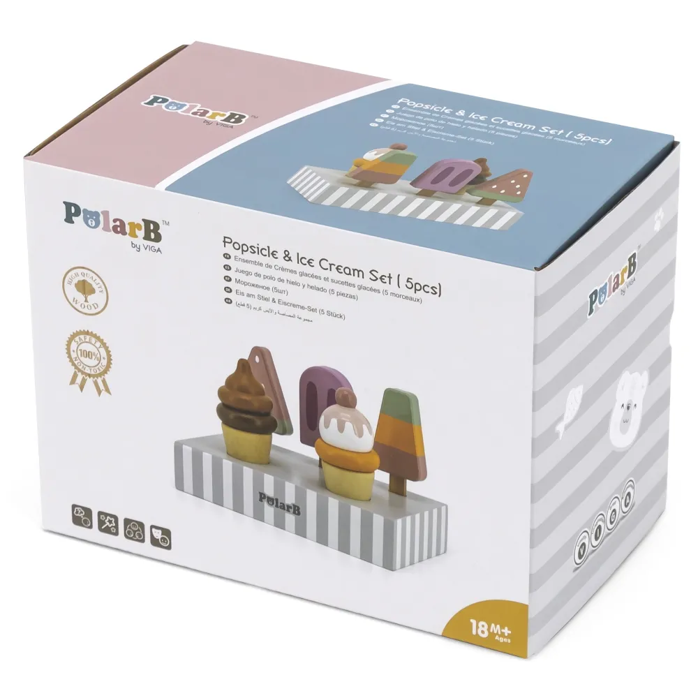 Viga 44057 PolarB Ledų rinkinys su stovu