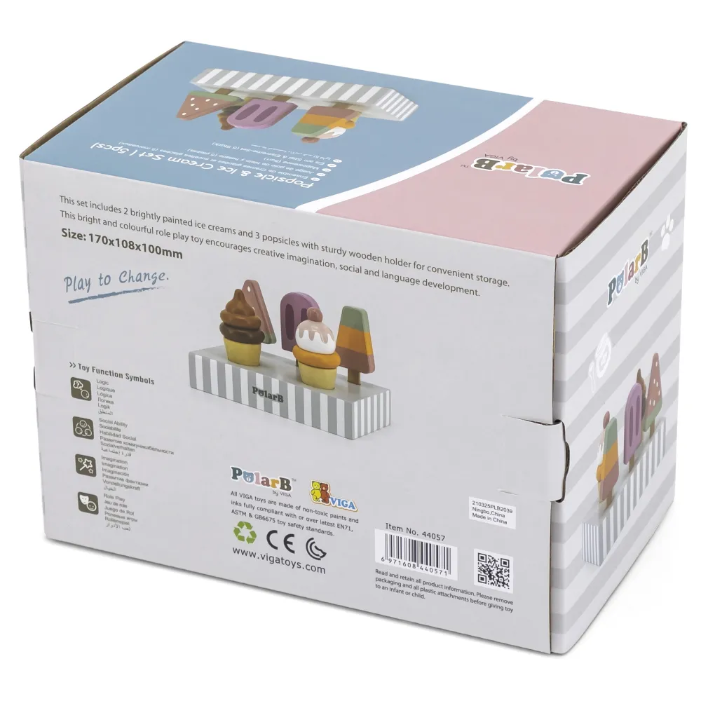 Viga 44057 PolarB Ledų rinkinys su stovu