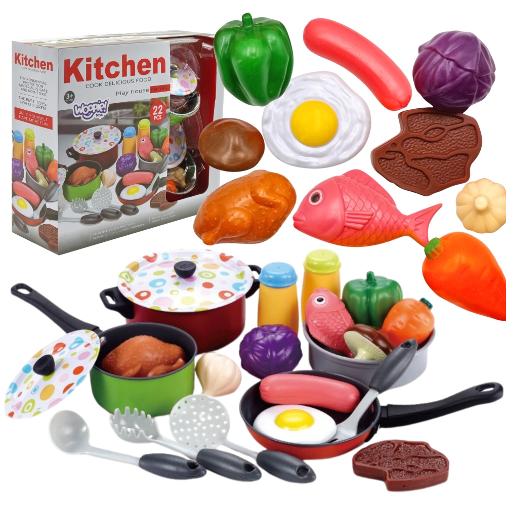 WOOPIE Zestaw XXL Kucharza Akcesoria Przybory Kuchenne 22 el.					