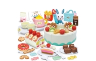 WOOPIE Confectionery Birthday Cake for Cutting + Tea Set 85 pcs.
