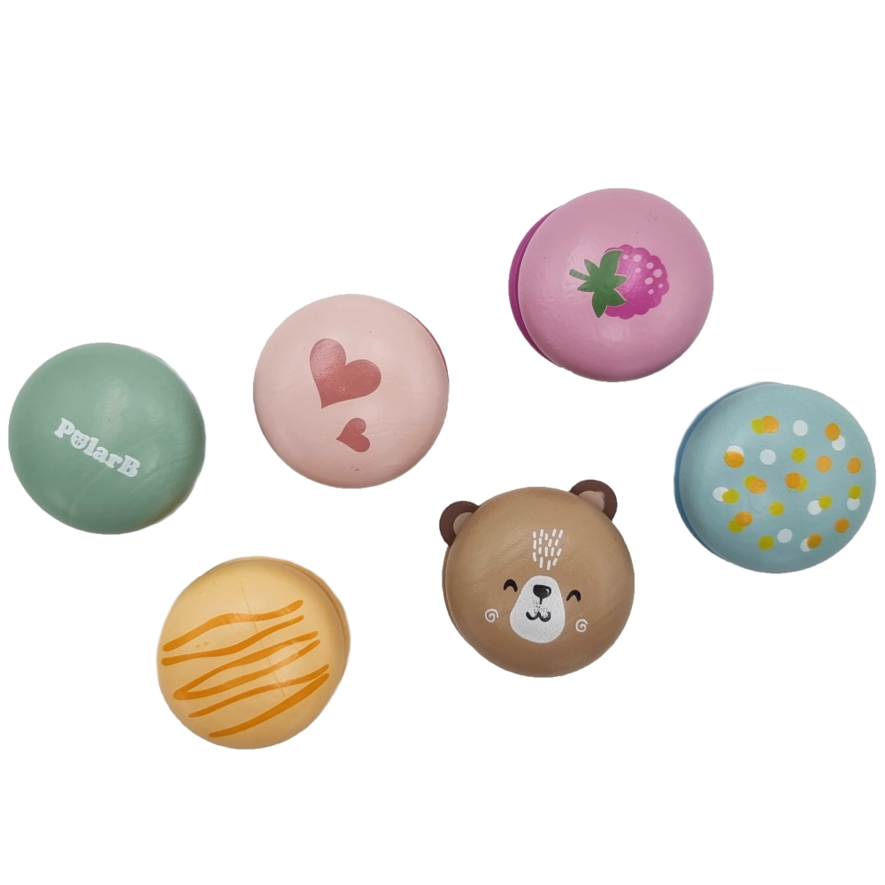 Mediniai macarons Viga 44087 PolarB