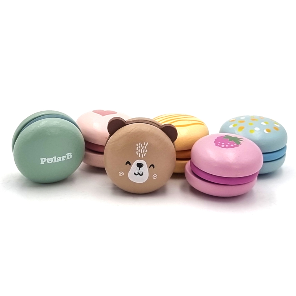 Mediniai macarons Viga 44087 PolarB