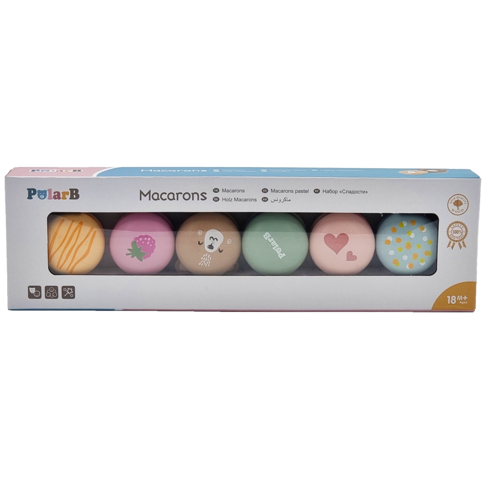 Mediniai macarons Viga 44087 PolarB