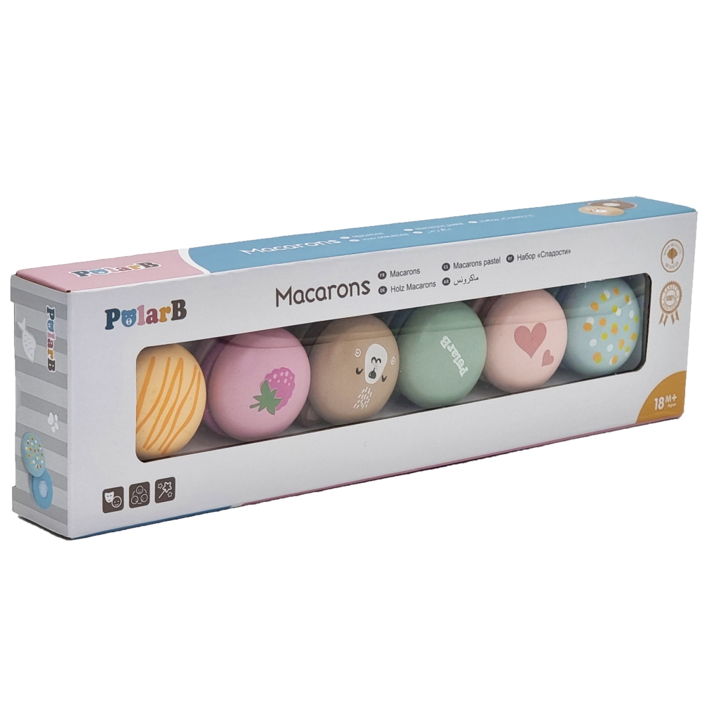 Mediniai macarons Viga 44087 PolarB