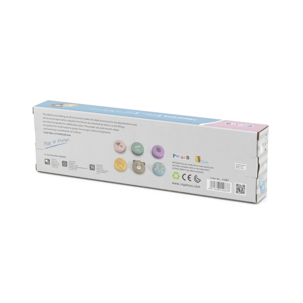 Mediniai macarons Viga 44087 PolarB