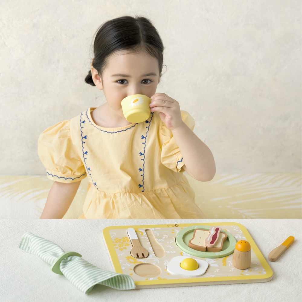 CLASSIC WORLD Wooden Breakfast Set 13 pcs.					