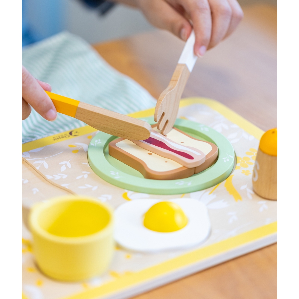 CLASSIC WORLD Wooden Breakfast Set 13 pcs.					