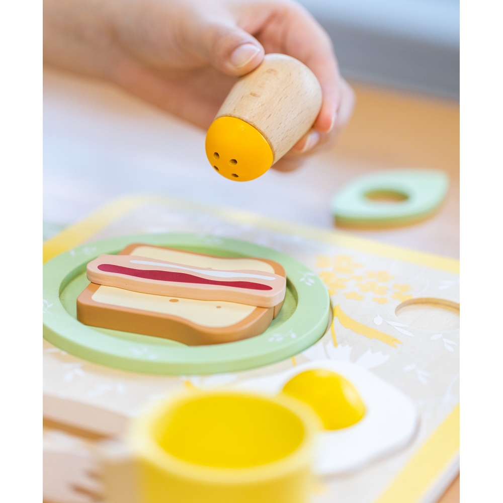 CLASSIC WORLD Wooden Breakfast Set 13 pcs.					