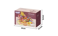 WOOPIE Picnic Basket Fruit Vegetables Fast Food Set XXL 103 pcs.