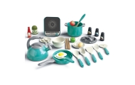 WOOPIE Little Chef's Set Induction Pots Frying Pan Kettle Green 30 pcs.