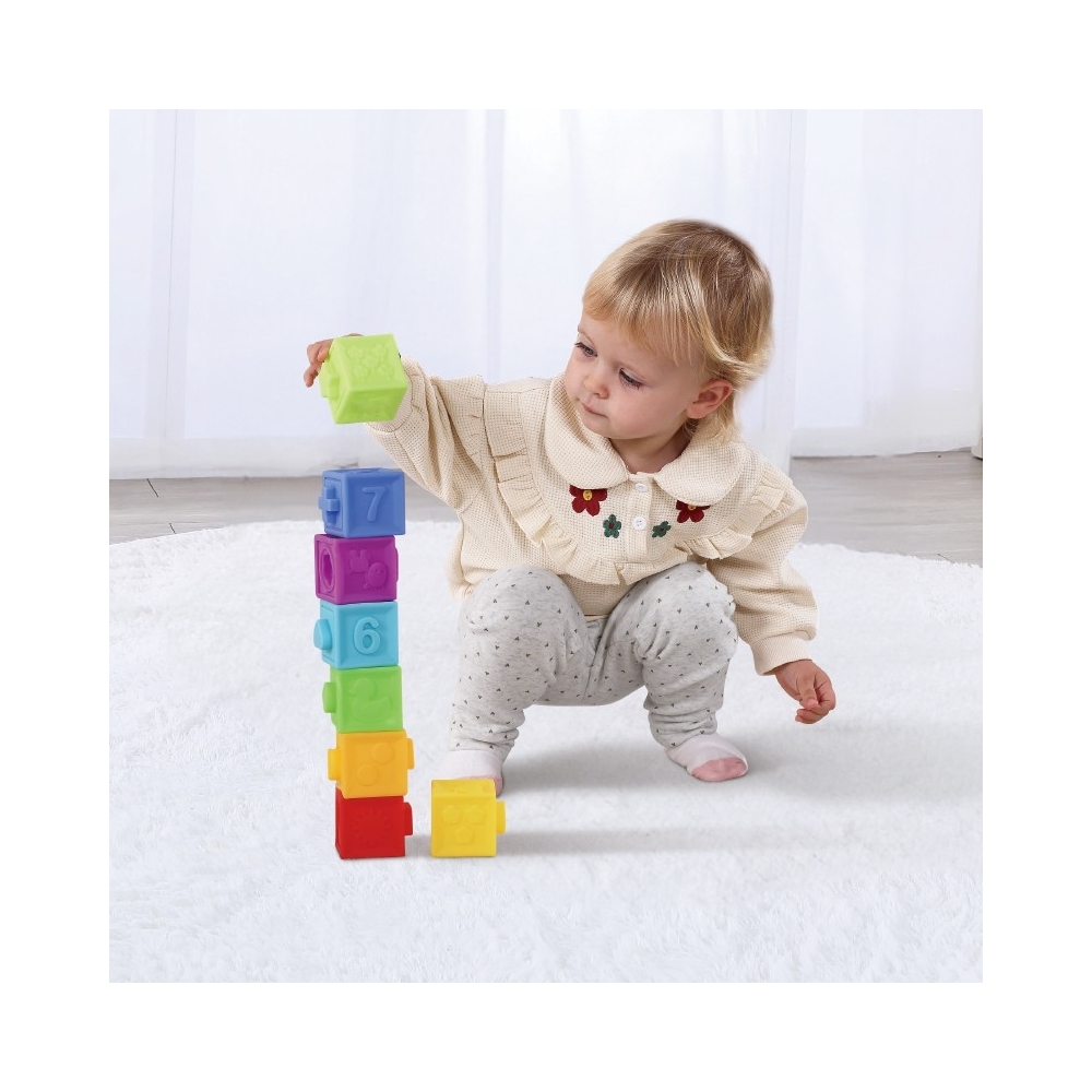 Edukacinė sensorinė dėžutė 6in1 WOOPIE GREEN Box XXL Montessori 7-8 mėn. 26el. FSC-Dovanoms, Žaislai, Kūdikiams, Žaislai mažylia