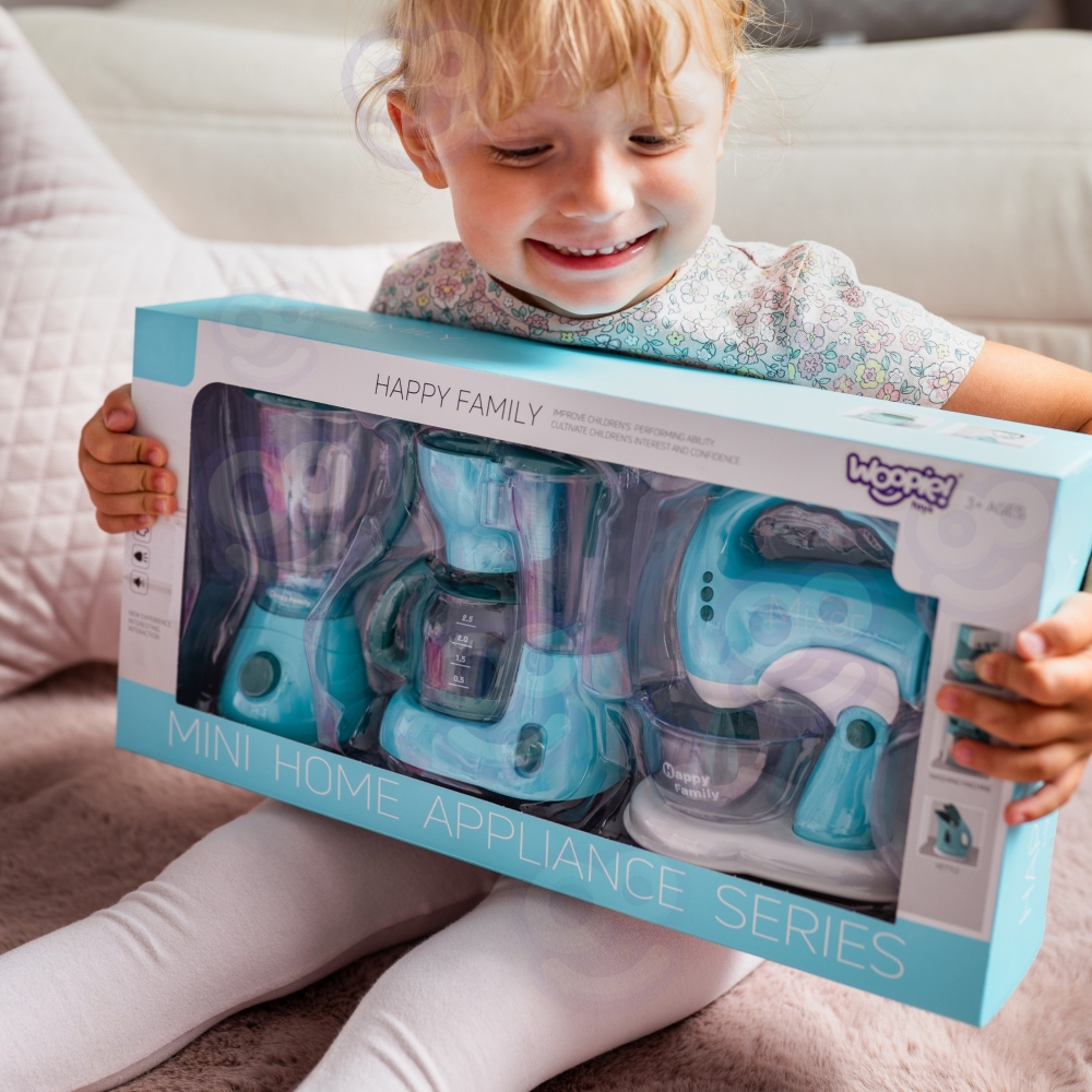 Vaikų buitinės technikos rinkinys WOOPIE 3-in-1: maišytuvas, trintuvas, virtuvės robotas-Žaislai, Profesijos, buities žaislai, M