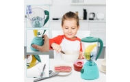 Buitinės technikos rinkinys WOOPIE 3-in-1: kavos virimo aparatas, maišytuvas, plaktuvas, garso ir šviesos efektai-Žaislai, Profe