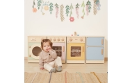 VIGA PolarB Wooden Kitchen Set XL Washing Machine Stove Dishwasher