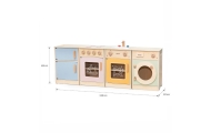 VIGA PolarB Wooden Kitchen Set XL Washing Machine Stove Dishwasher