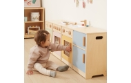 VIGA PolarB Wooden Kitchen Set XL Washing Machine Stove Dishwasher