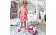 WOOPIE Vacuum Cleaner for Kids with Suction Function Pink