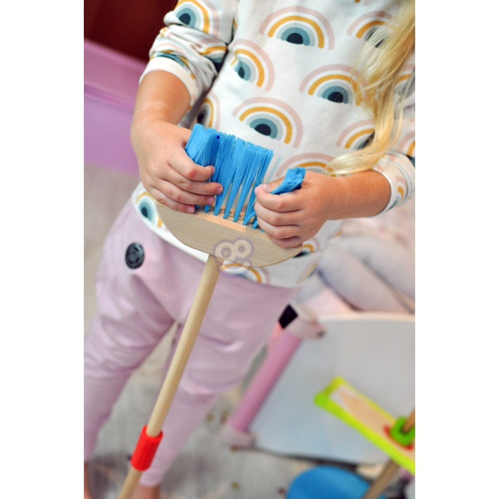 TOOKY TOY Drewniany Zestaw do Sprzątania dla Dzieci 6 el.					