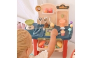 Prekybos centro rinkinys WOOPIE Shop: pirkinių krepšelis, ledai, saldainiai + 40 aksesuarų-Žaislai, Profesijos, buities žaislai,