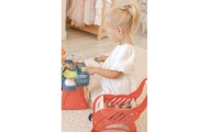Prekybos centro rinkinys WOOPIE Shop: pirkinių krepšelis, ledai, saldainiai + 40 aksesuarų-Žaislai, Profesijos, buities žaislai,