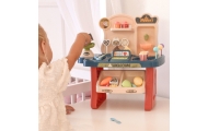 Prekybos centro rinkinys WOOPIE Shop: pirkinių krepšelis, ledai, saldainiai + 40 aksesuarų-Žaislai, Profesijos, buities žaislai,