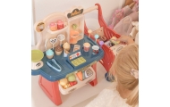 Prekybos centro rinkinys WOOPIE Shop: pirkinių krepšelis, ledai, saldainiai + 40 aksesuarų-Žaislai, Profesijos, buities žaislai,