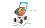 WOOPIE Sklep Supermarket z Wózkiem Sklepowym Waga Kasa Skaner + 48 Akc.