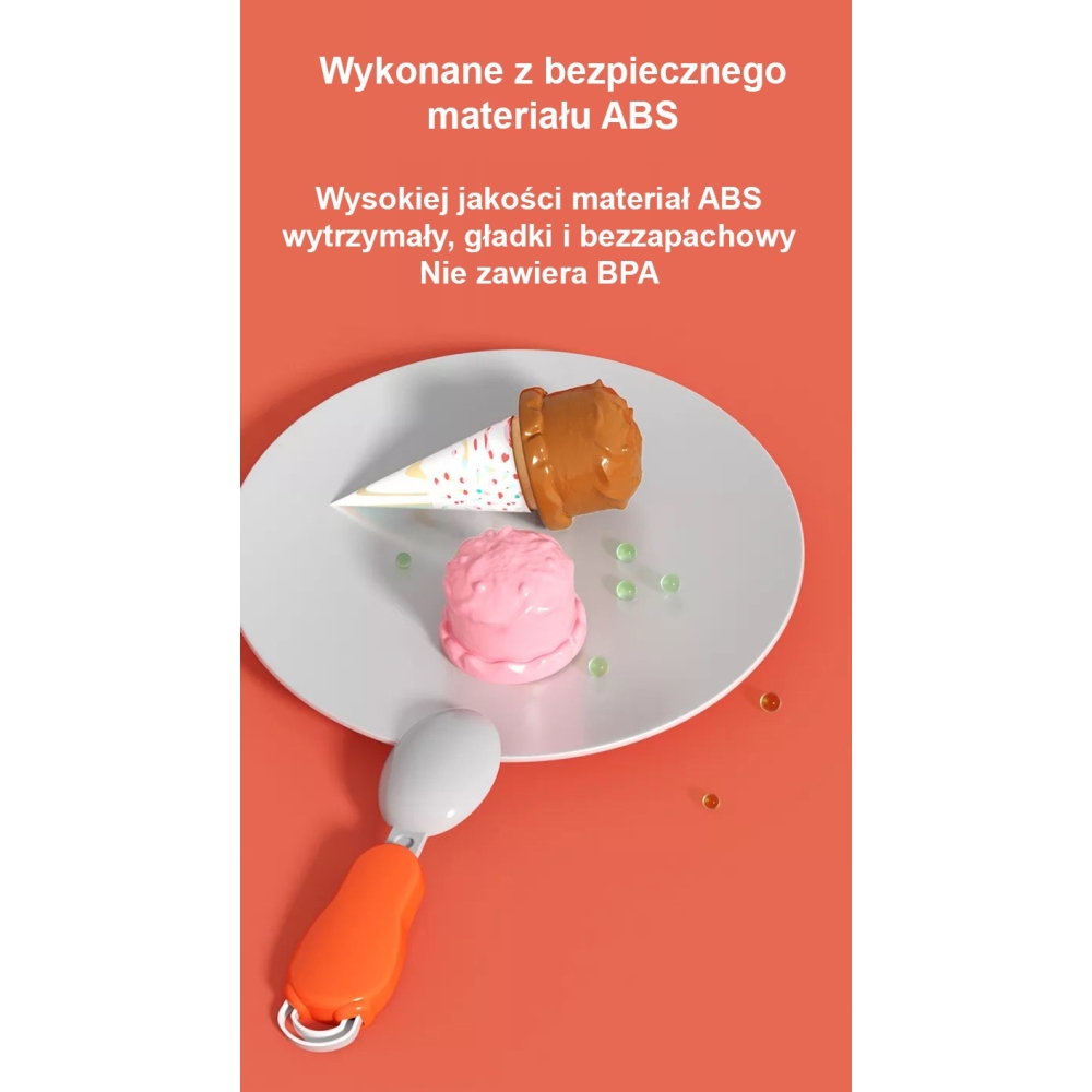 Mažojo virėjo rinkinys WOOPIE Ledų parduotuvė kuprinėje 36 el.
