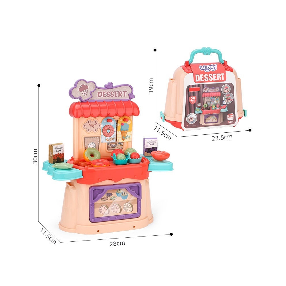 WOOPIE Confectionery Ice Cream Shop 3in1 Bag 25 el.