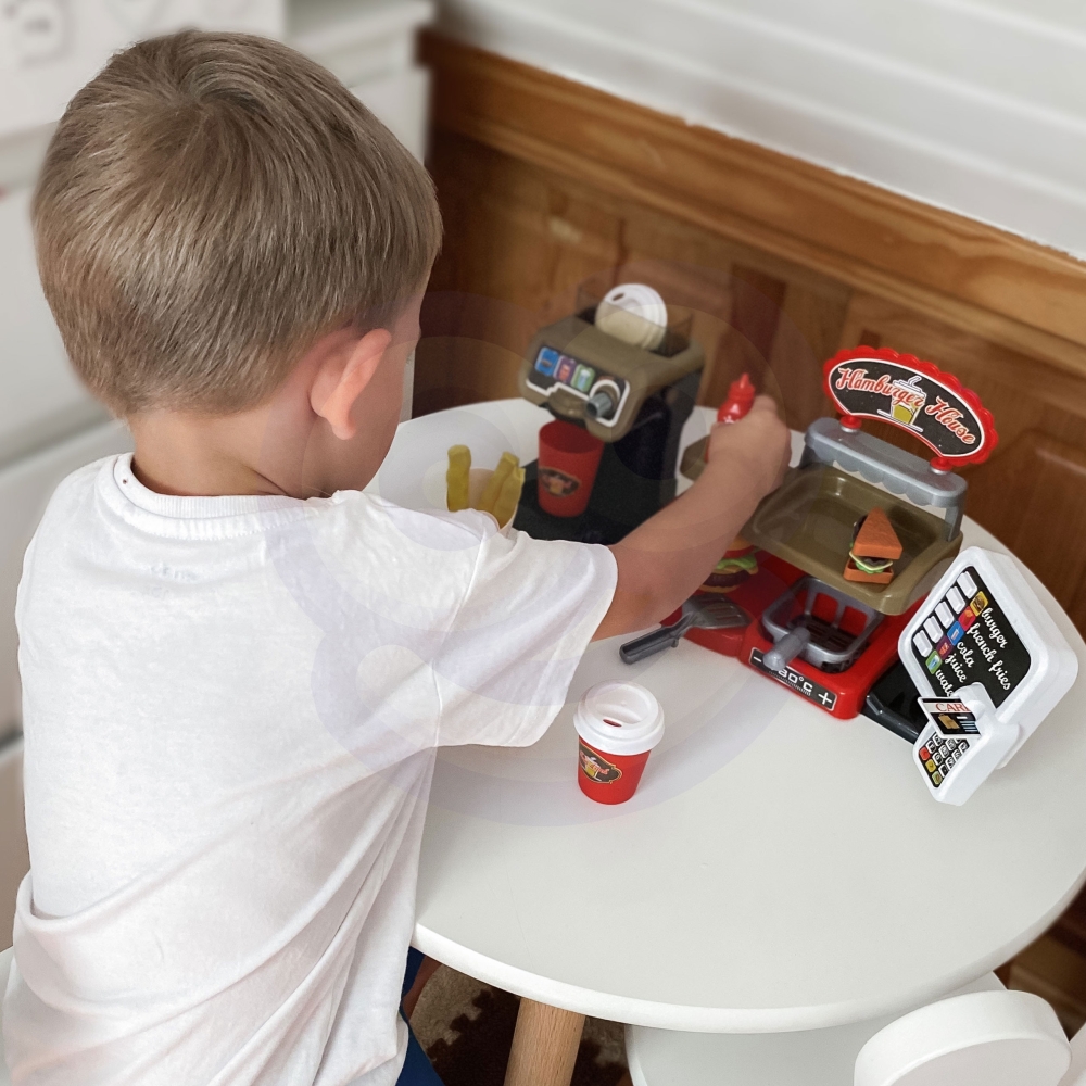 WOOPIE Fast Food XXL Sklep Restauracja Kasa + Dystrybutor Napojów					
