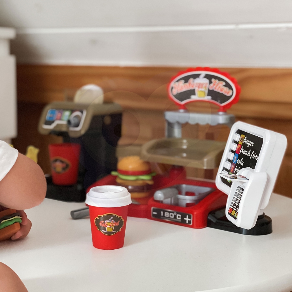 WOOPIE Fast Food XXL Sklep Restauracja Kasa + Dystrybutor Napojów					
