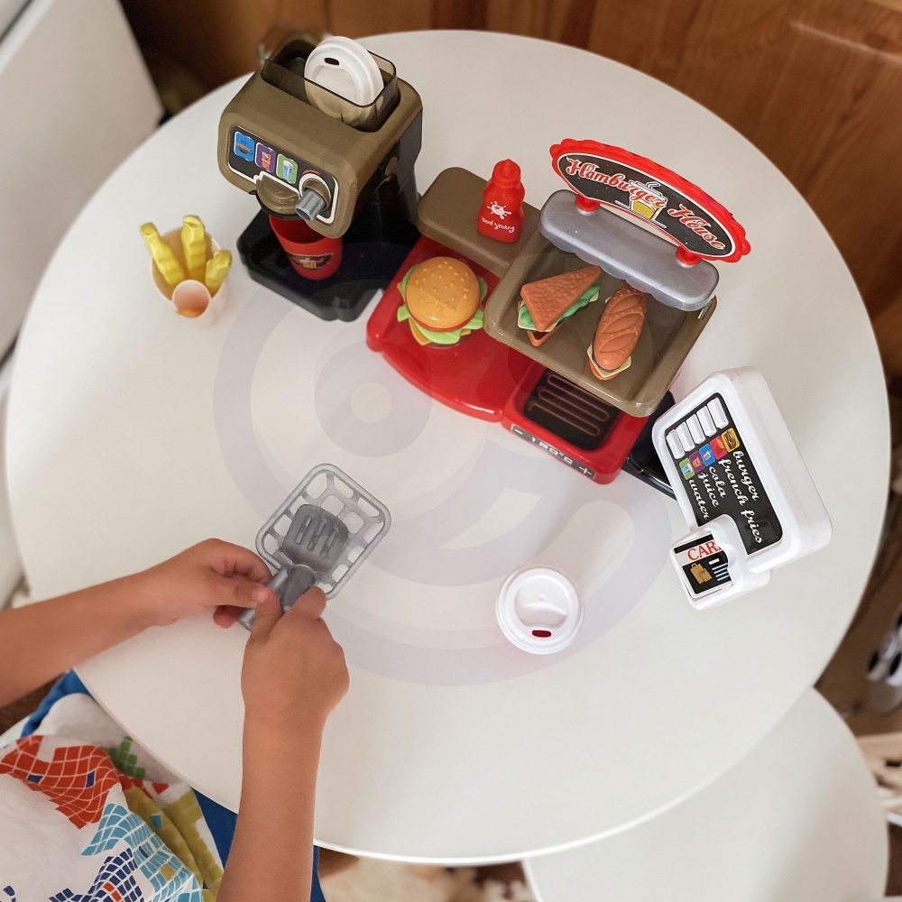 WOOPIE Fast Food XXL Sklep Restauracja Kasa + Dystrybutor Napojów					