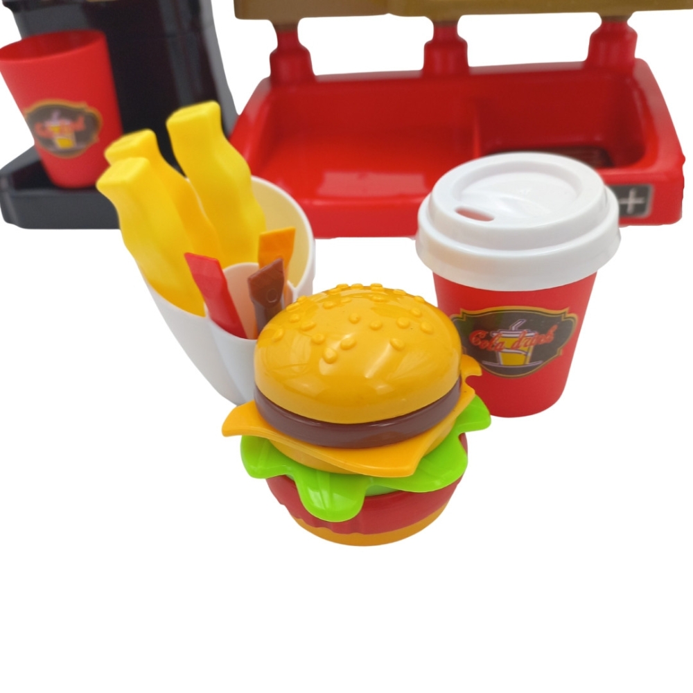 WOOPIE Fast Food XXL Sklep Restauracja Kasa + Dystrybutor Napojów					