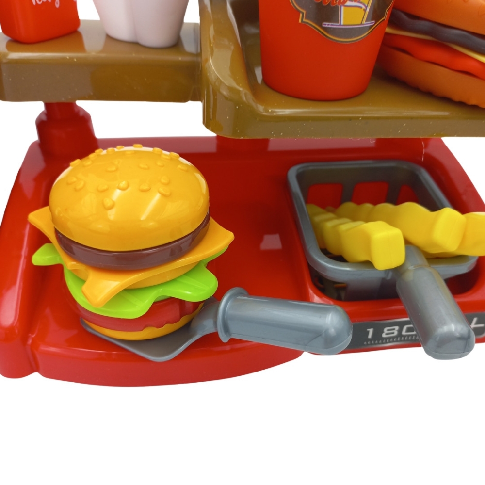 WOOPIE Fast Food XXL Sklep Restauracja Kasa + Dystrybutor Napojów					