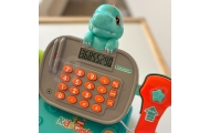 WOOPIE Kasa Sklepowa z Półką DINO Niebieski